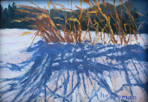 Grass In Gold
5x7    Pastel